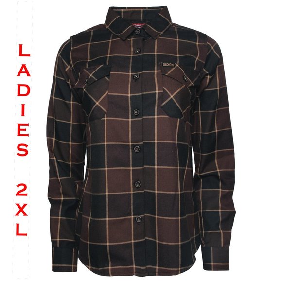 DIXXON FLANNEL - DRIFTER Flannel Shirt- 10 YR - Women's 2X - Picture 1 of 9